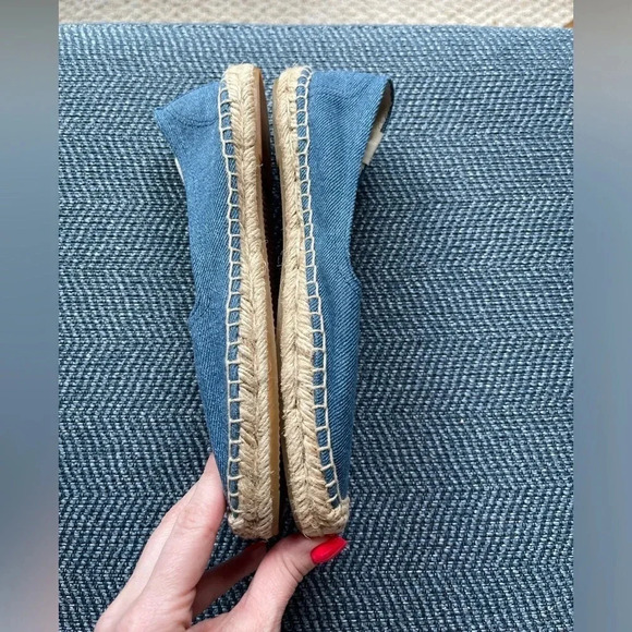 Soludos pineapple denim espadrilles size 6‎ - Picture 3 of 6